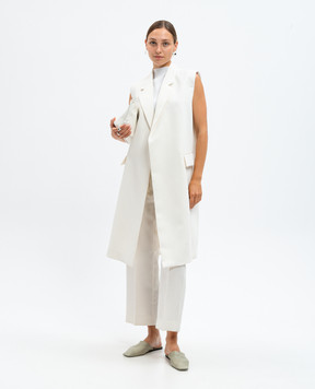 Toteme White elongated vest 243WRZ1335FB0065
