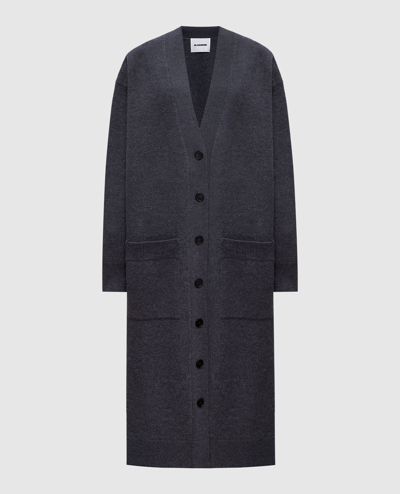 

Gray elongated cardigan made of wool Jil Sander, Grey