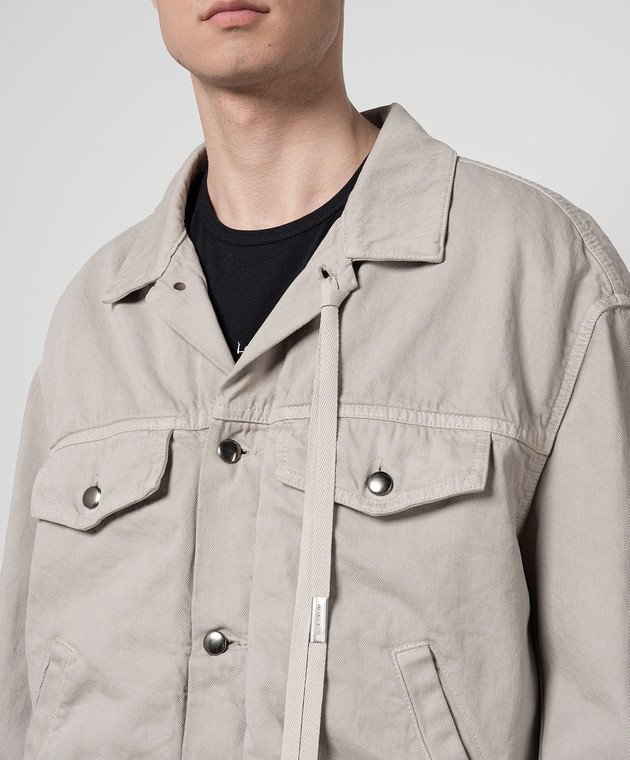 Ann Demeulemeester - Patrick gray denim jacket 2401MJA40DFA038