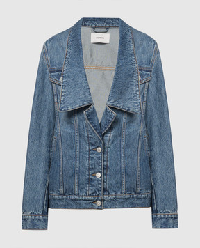 Coperni Cazadora vaquera azul con efecto desgastado COPBL16252