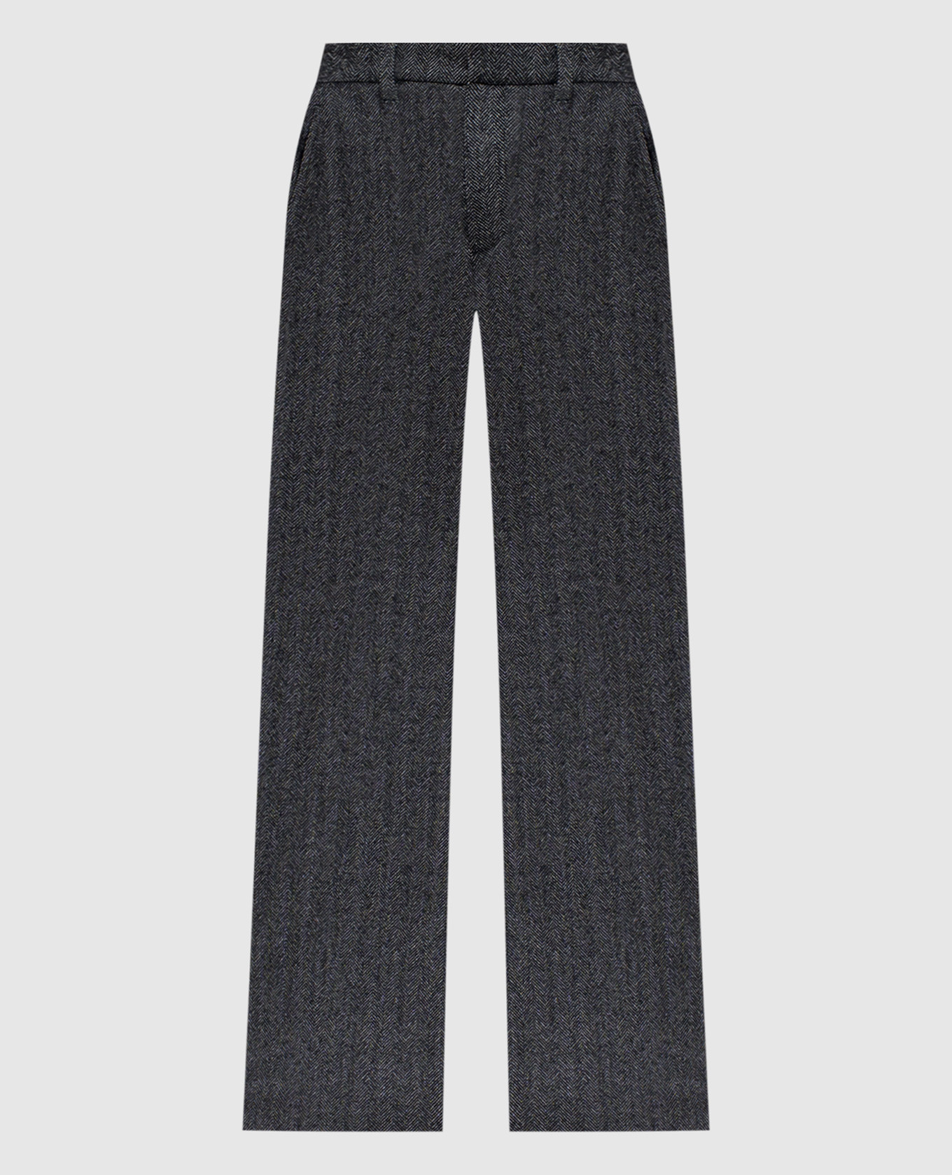 

Gray wool trousers with monil chain Brunello Cucinelli, Grey