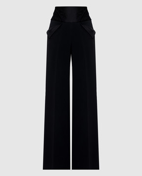 Ermanno Scervino Black pants D476P707TEILM