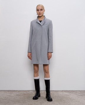 Brunello Cucinelli Gray wool and cashmere coat ME4179124