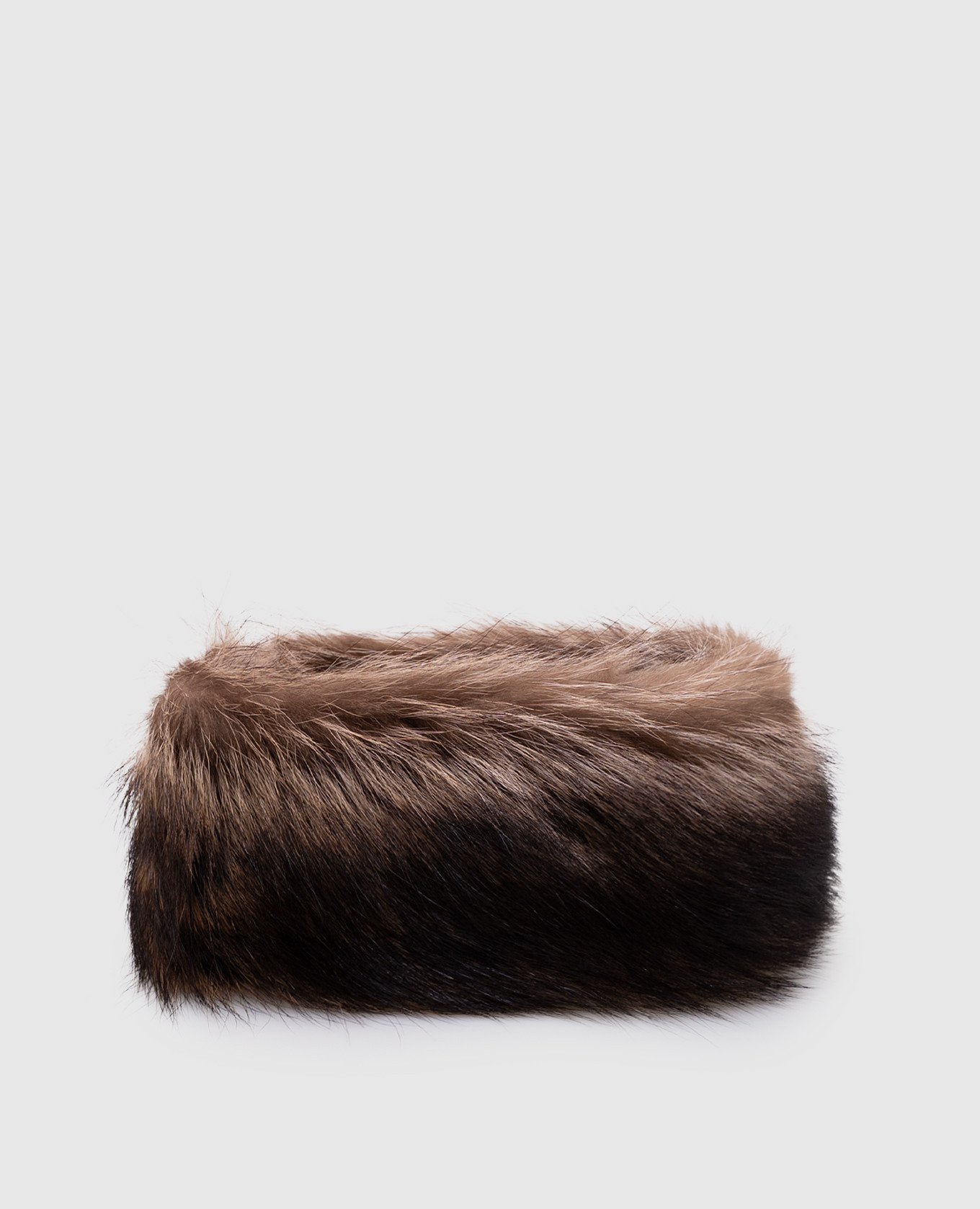 

Brown marmot fur headband Marco Schera Vanoli