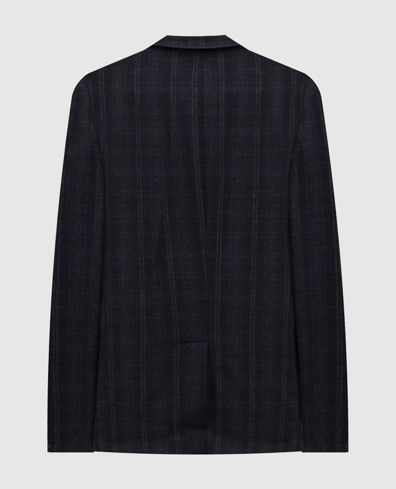 

Blue checked wool jacket Altatensione