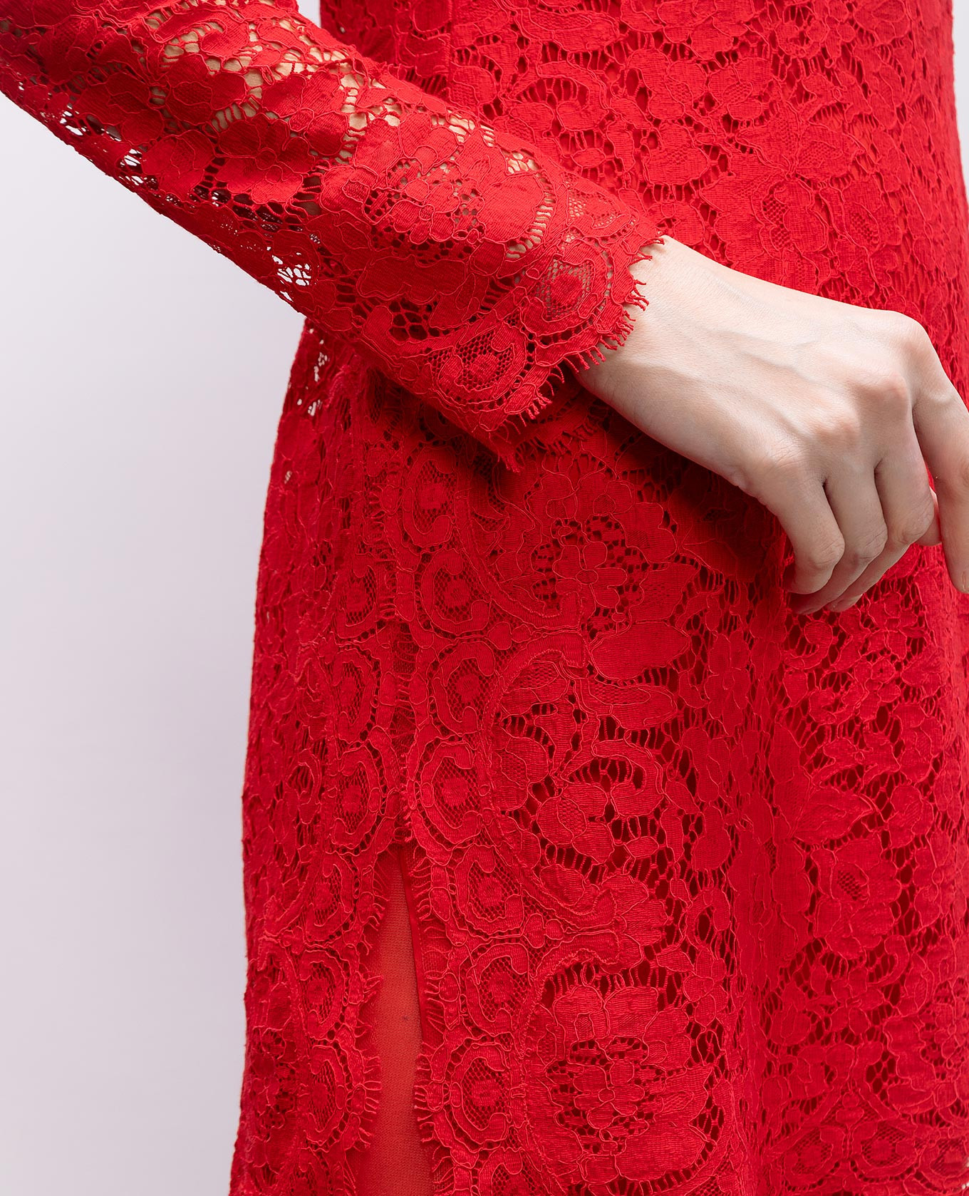 

Red lace mini sheath dress Dolce&Gabbana