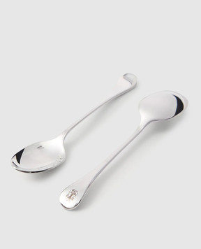 Brunello Cucinelli Set of coffee spoons with logo MLPOS1S002