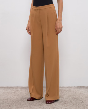 Twinset Brown pants with logo 252TP2284