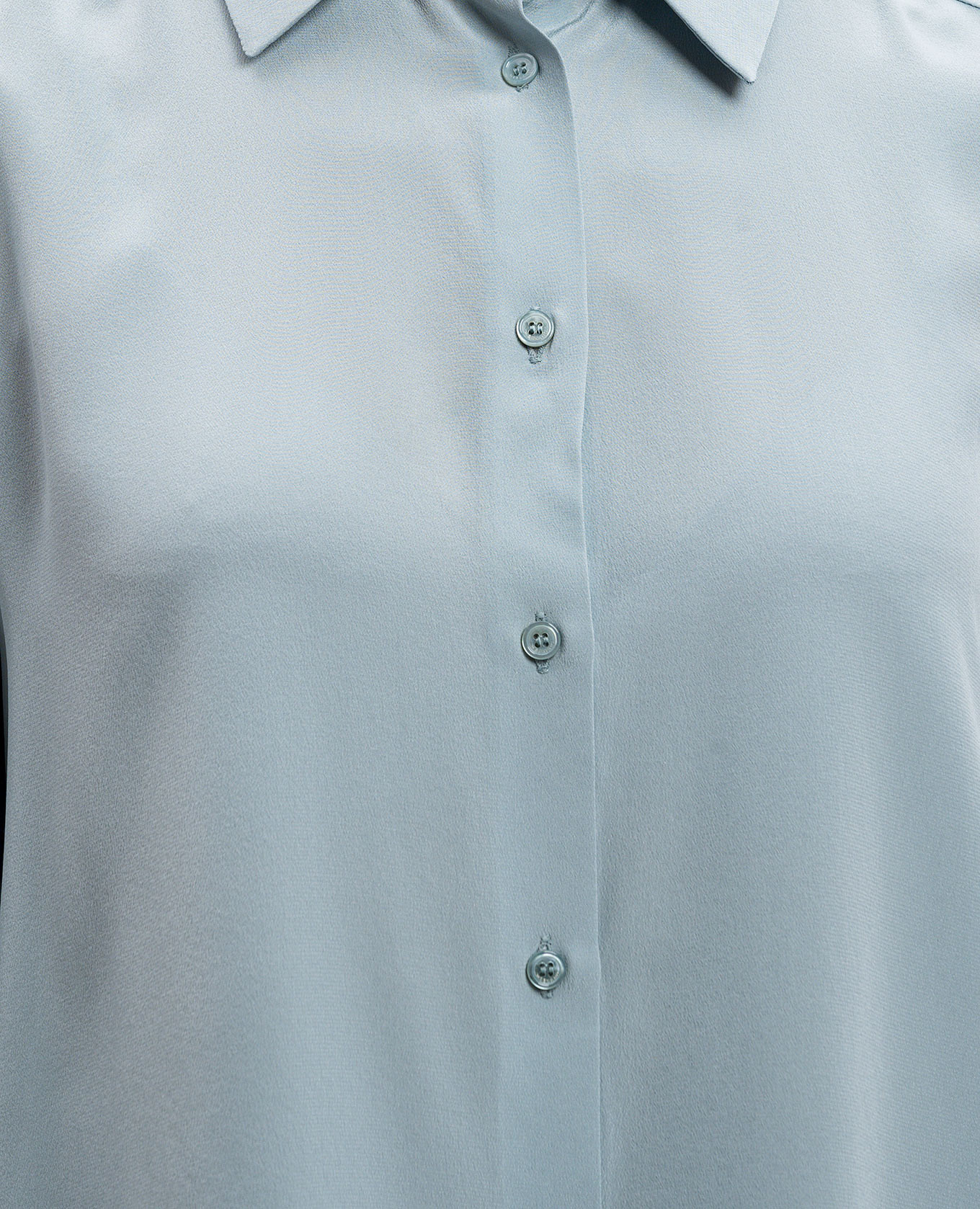

Blue ALMINA silk blouse Max Mara Weekend, Light blue
