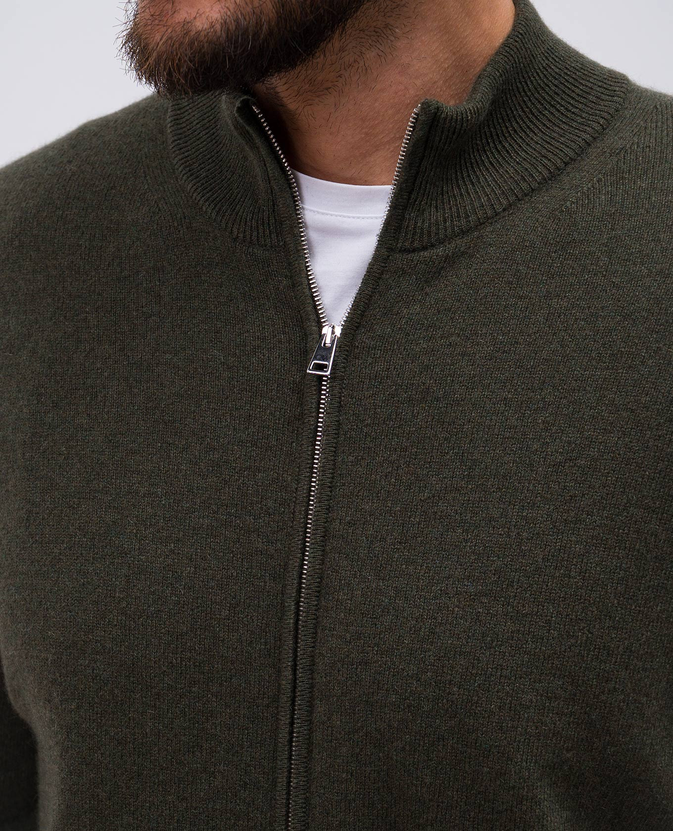 Green cashmere cardigan Cashmere&Whiskey 5