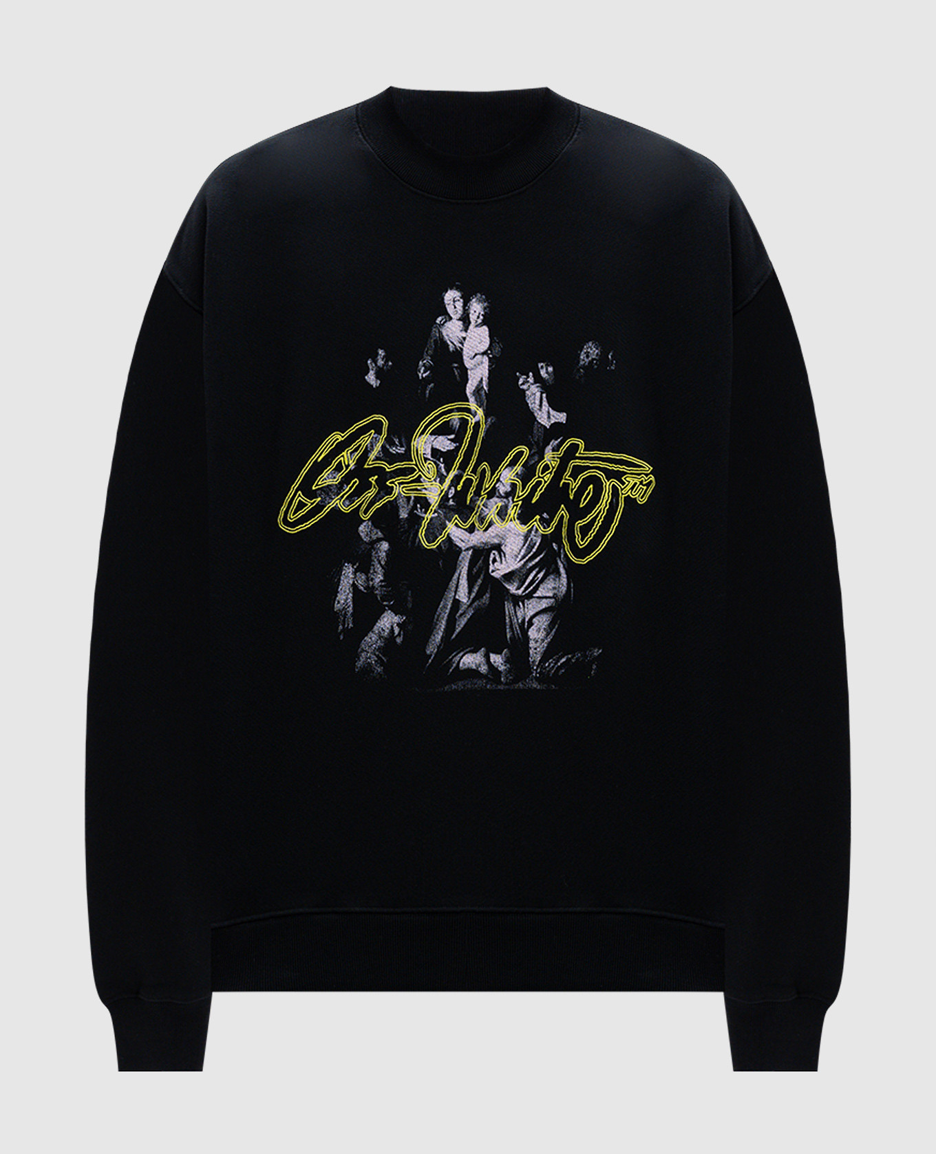 

Script Mary logo embroidered sweatshirt in black Off-White