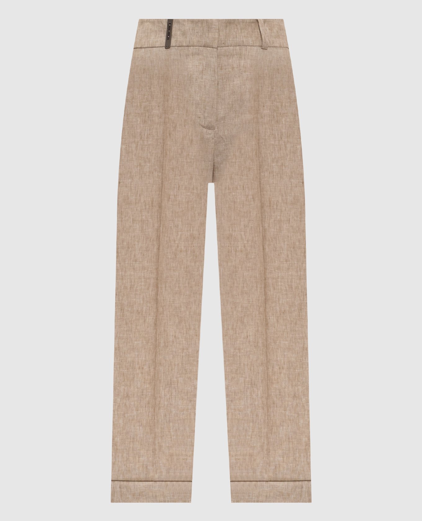 

Beige linen pants Peserico