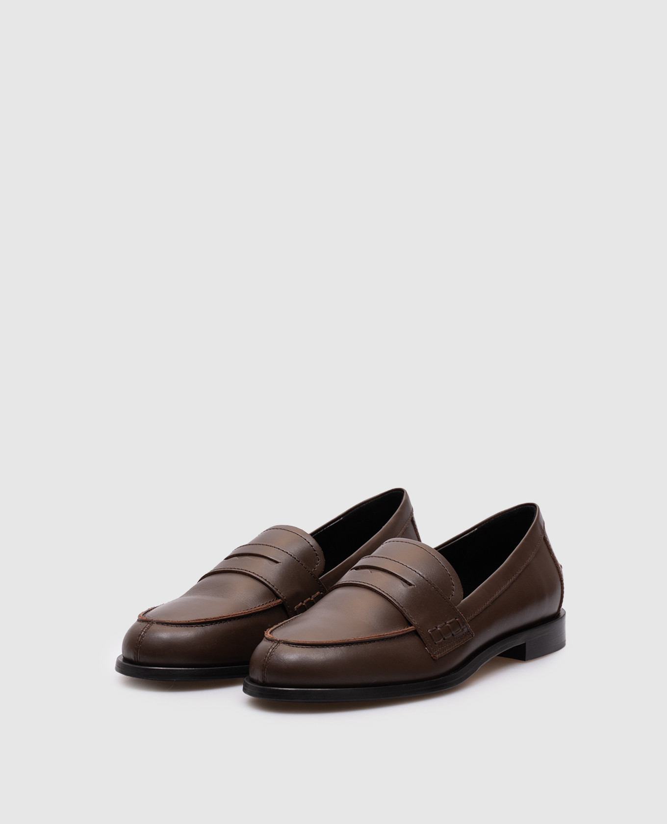 

Oscar brown leather loafers Aeyde