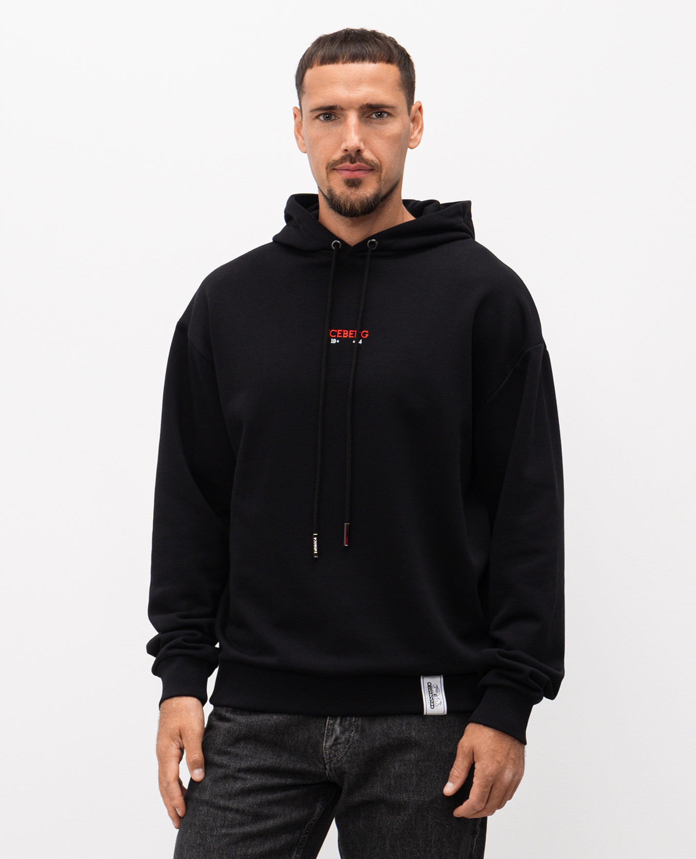 

Black hoodie with Peanuts print Iceberg