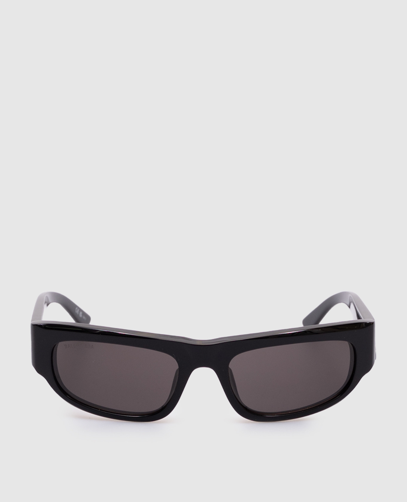 Black sunglasses with logo print Balenciaga