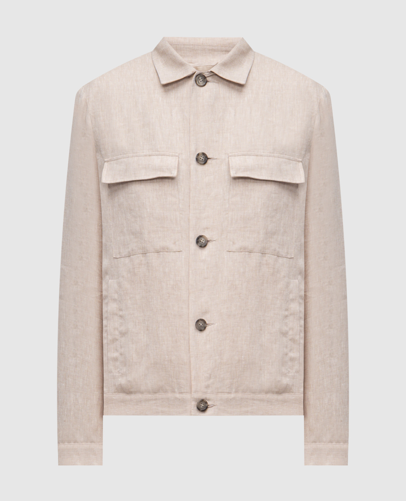 

Beige linen jacket Peserico