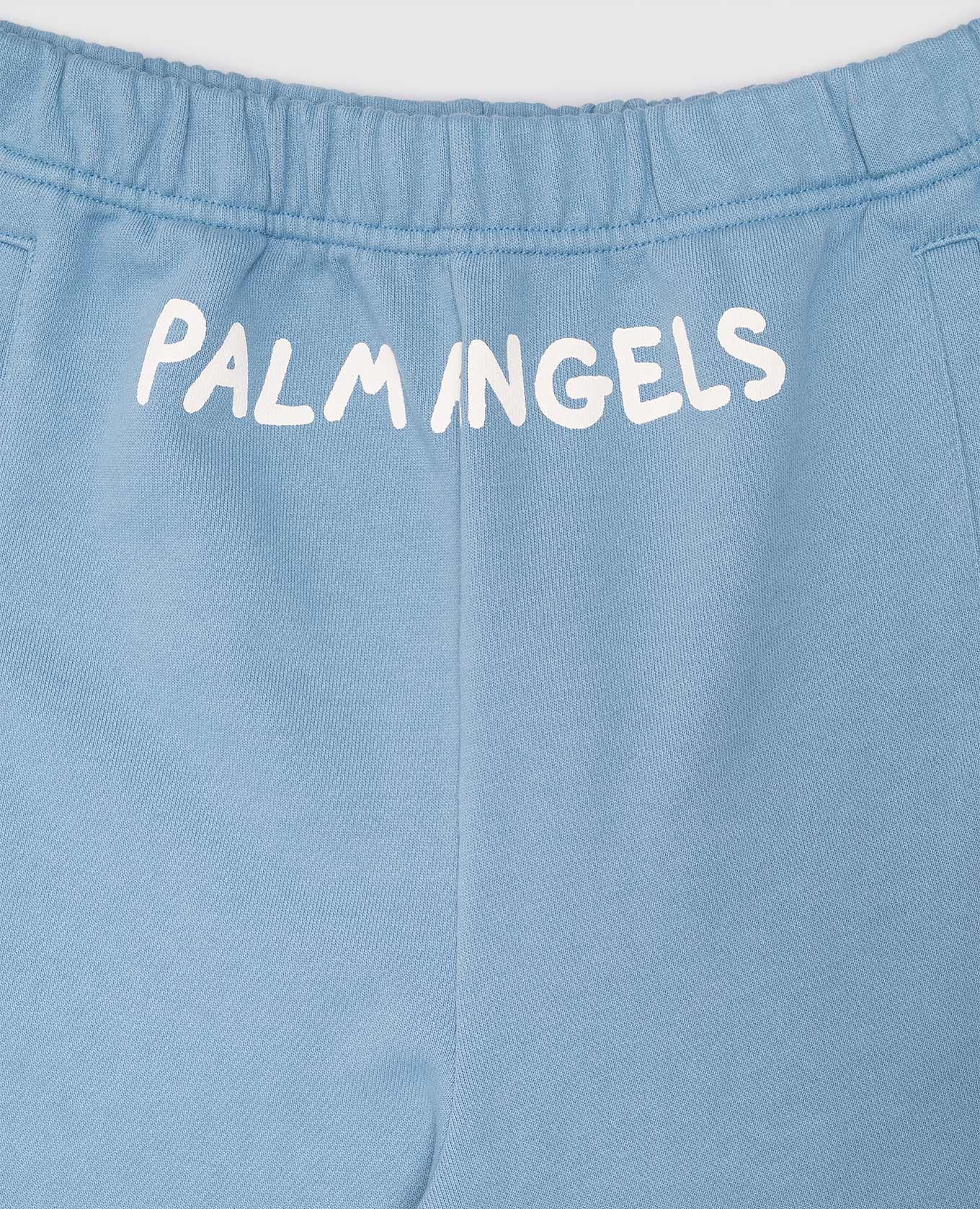 

Children's blue shorts with logo print Palm Angels