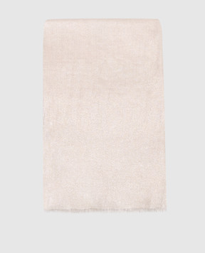 Brunello Cucinelli Beige stole with cashmere and silk MSCDAR097