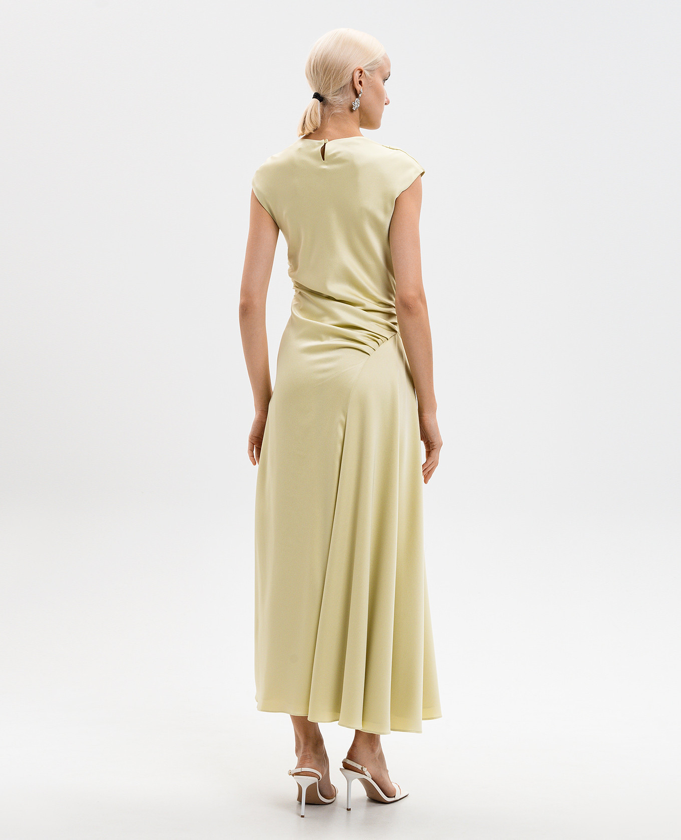 Burke yellow midi dress Simkhai 3