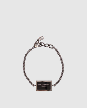 Dolce&Gabbana Silver bracelet with logo WBR1D1W1111