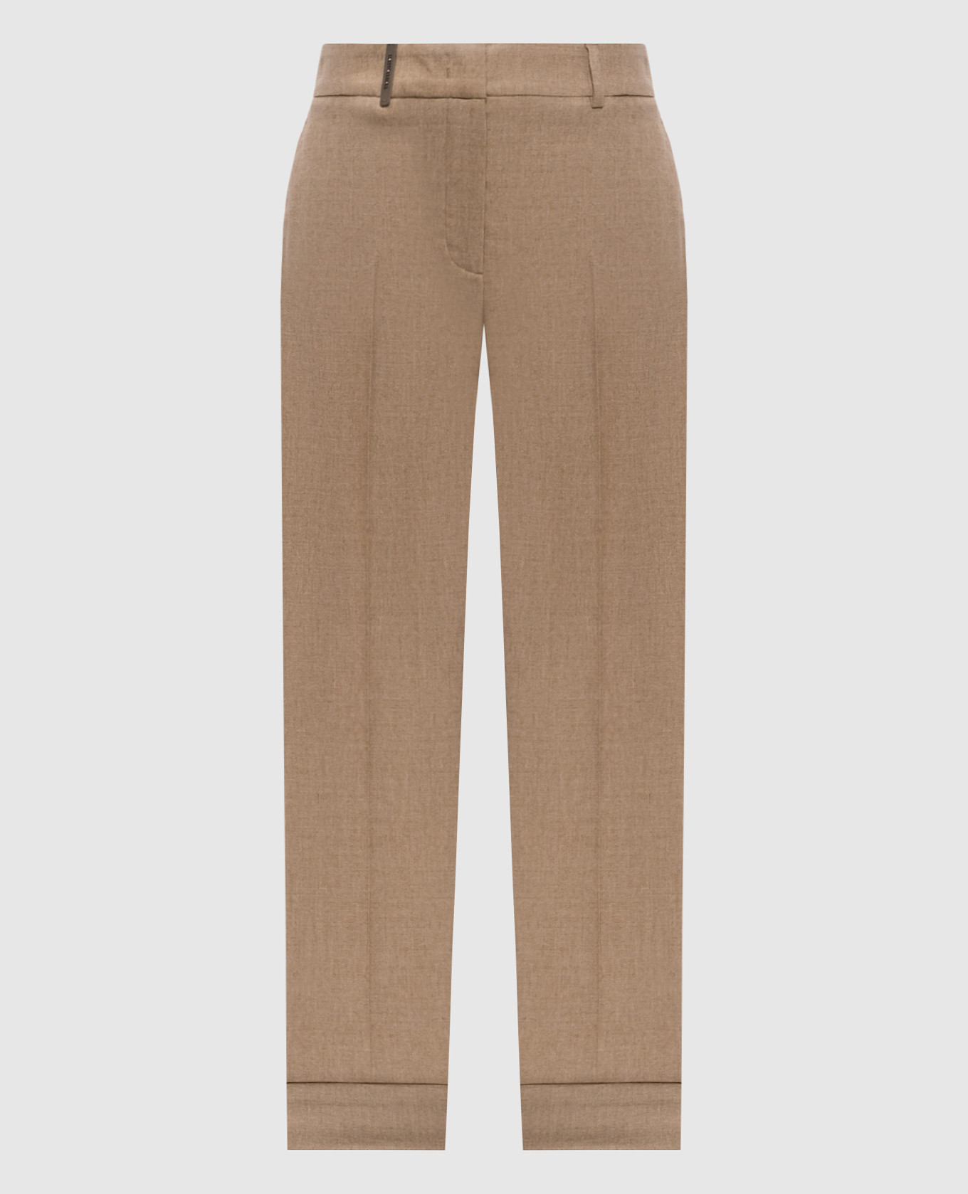 

Beige wool and cashmere pants Peserico