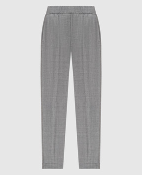 Peserico Gray wool pants A0407203359