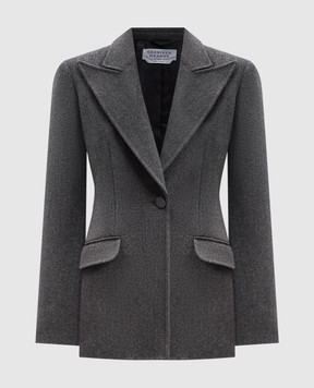 Gabriela Hearst Leiva gray wool and cashmere jacket 1245001C109