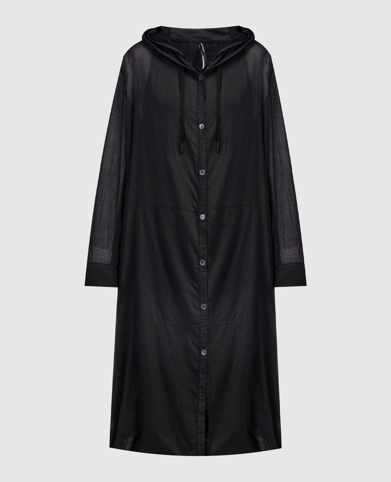 

Black double construction cardigan Masnada, Черный