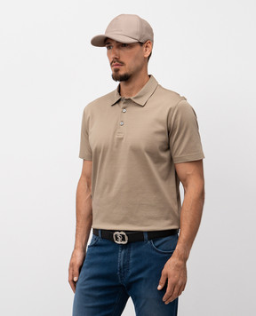 Stefano Ricci Beige linen cap with logo embroidery MCV510004EAL0001