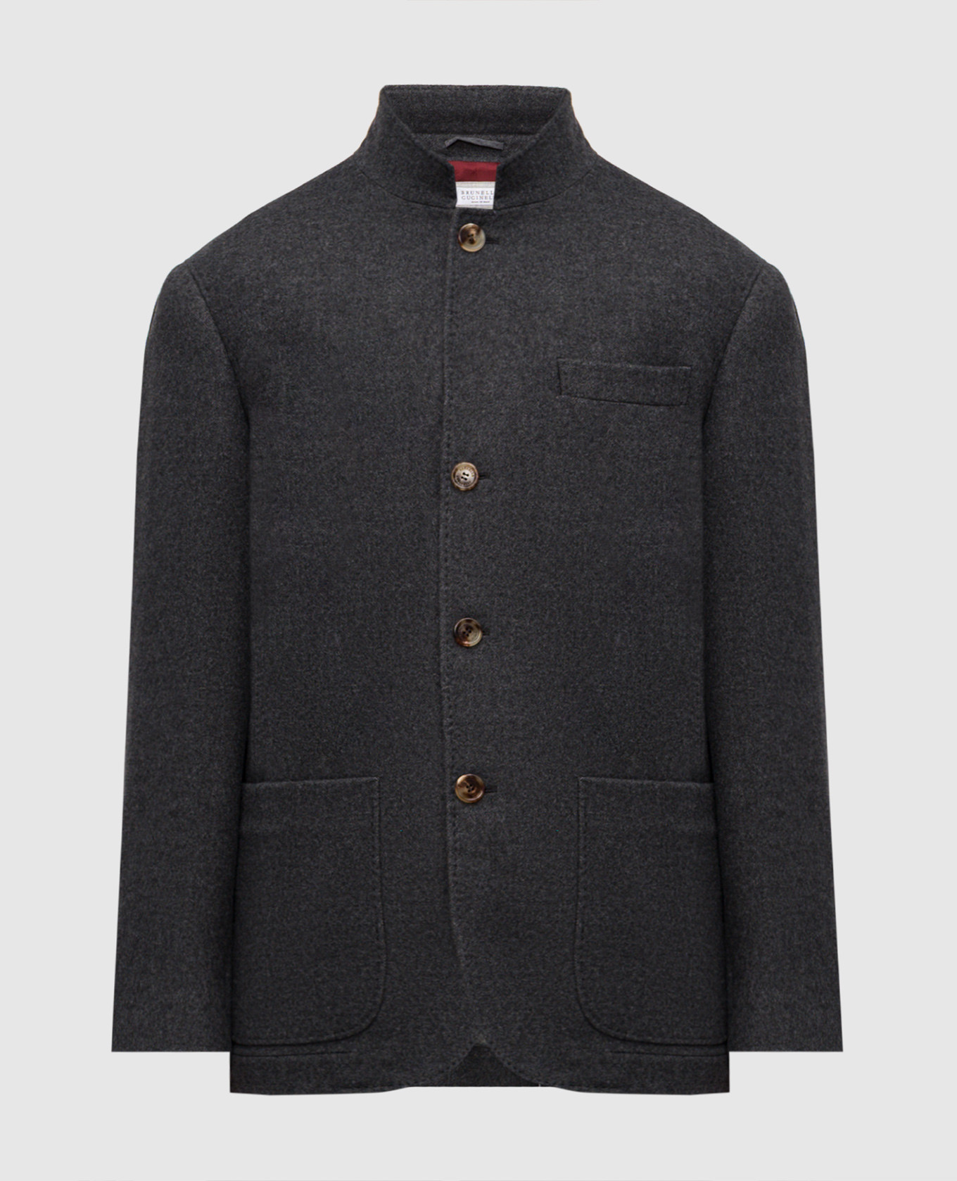 Gray cashmere blazer Brunello Cucinelli
