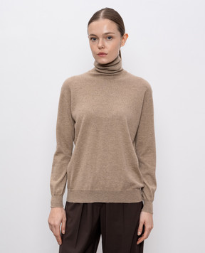 Brunello Cucinelli Beige cashmere turtleneck M12150103P