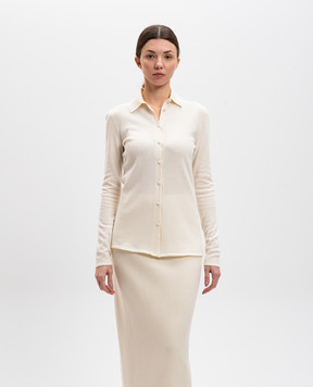 Gabriela Hearst Deidre white wool cardigan 3259007A077