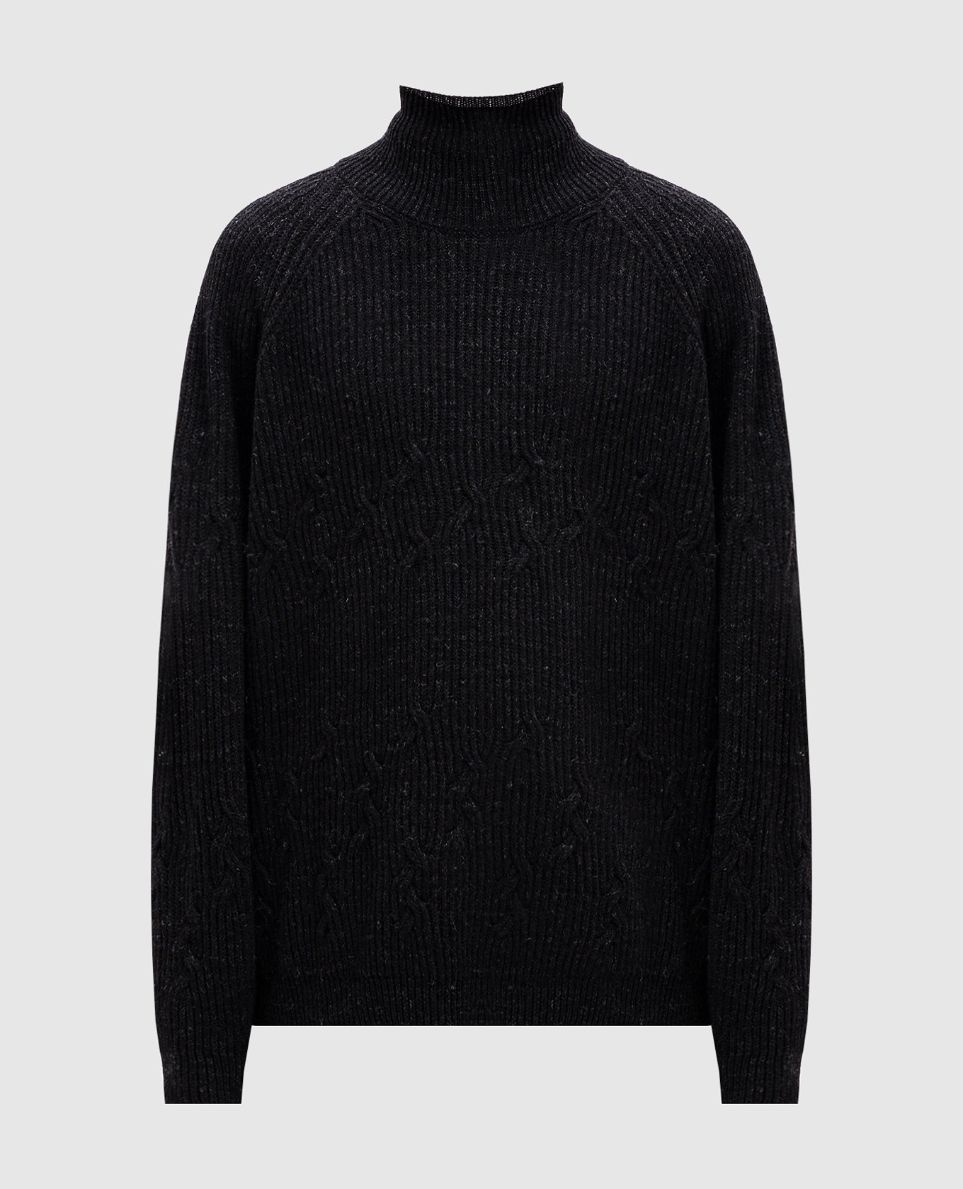 

Black wool and linen sweater Jan Jan Van Essche