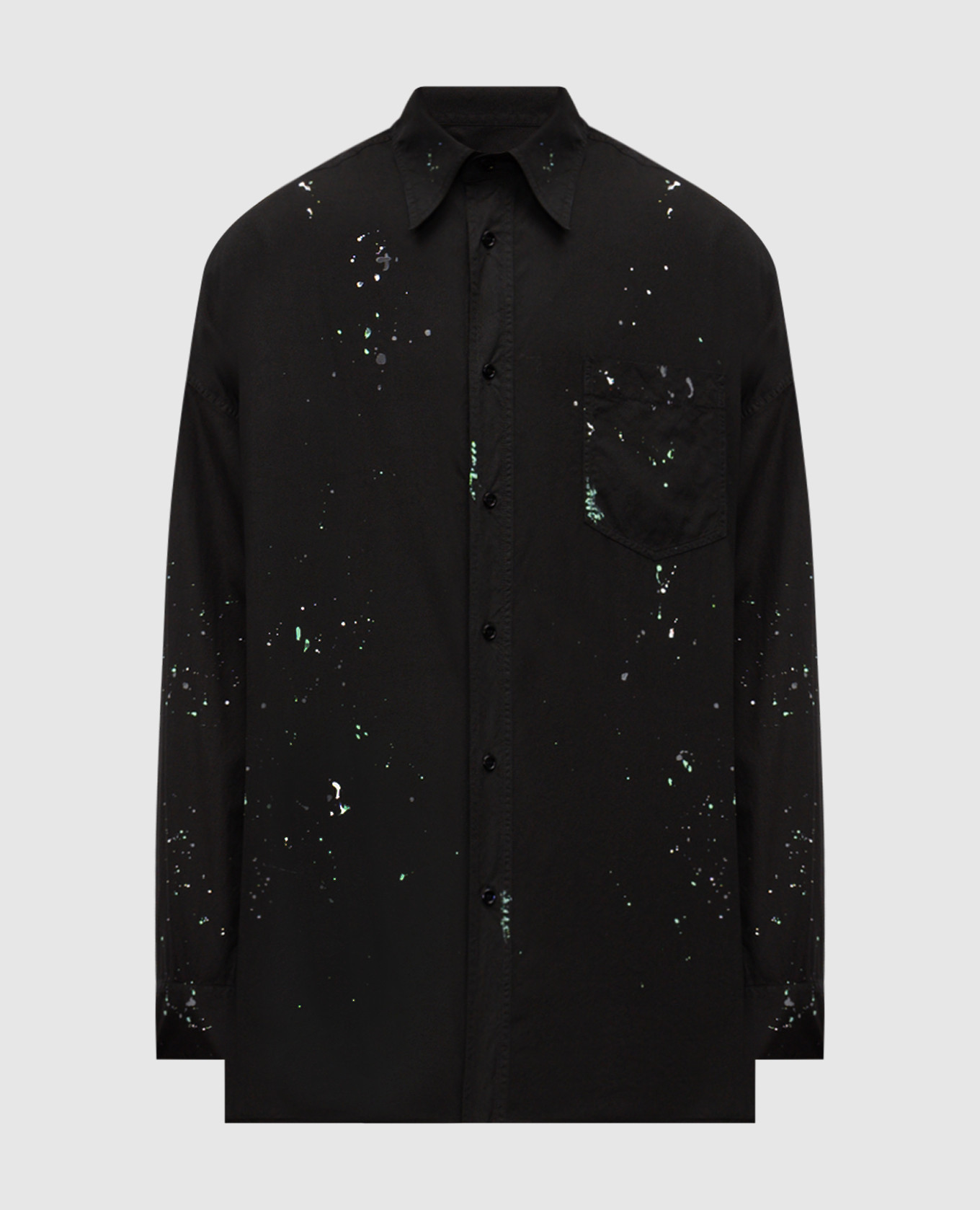 Black printed shirt Maison Margiela MM6