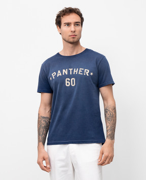 Valentino Blue T-shirt with print 7V3MG17EAYD