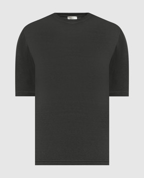 Cashmere&Whiskey Gray linen T-shirt TS6452360706F