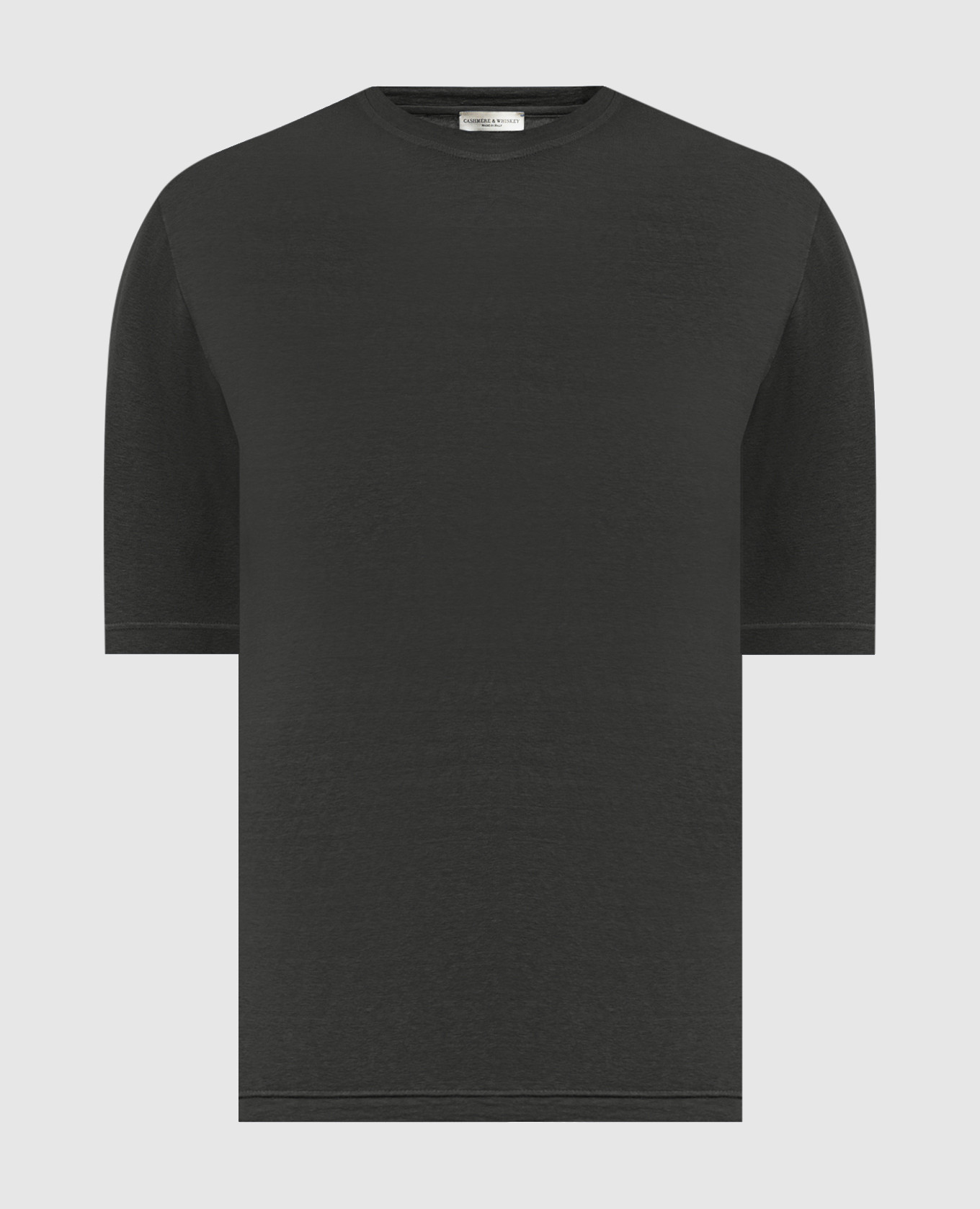 Gray linen T-shirt Cashmere&Whiskey
