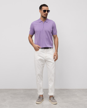 Cashmere&Whiskey Purple polo MB004Z
