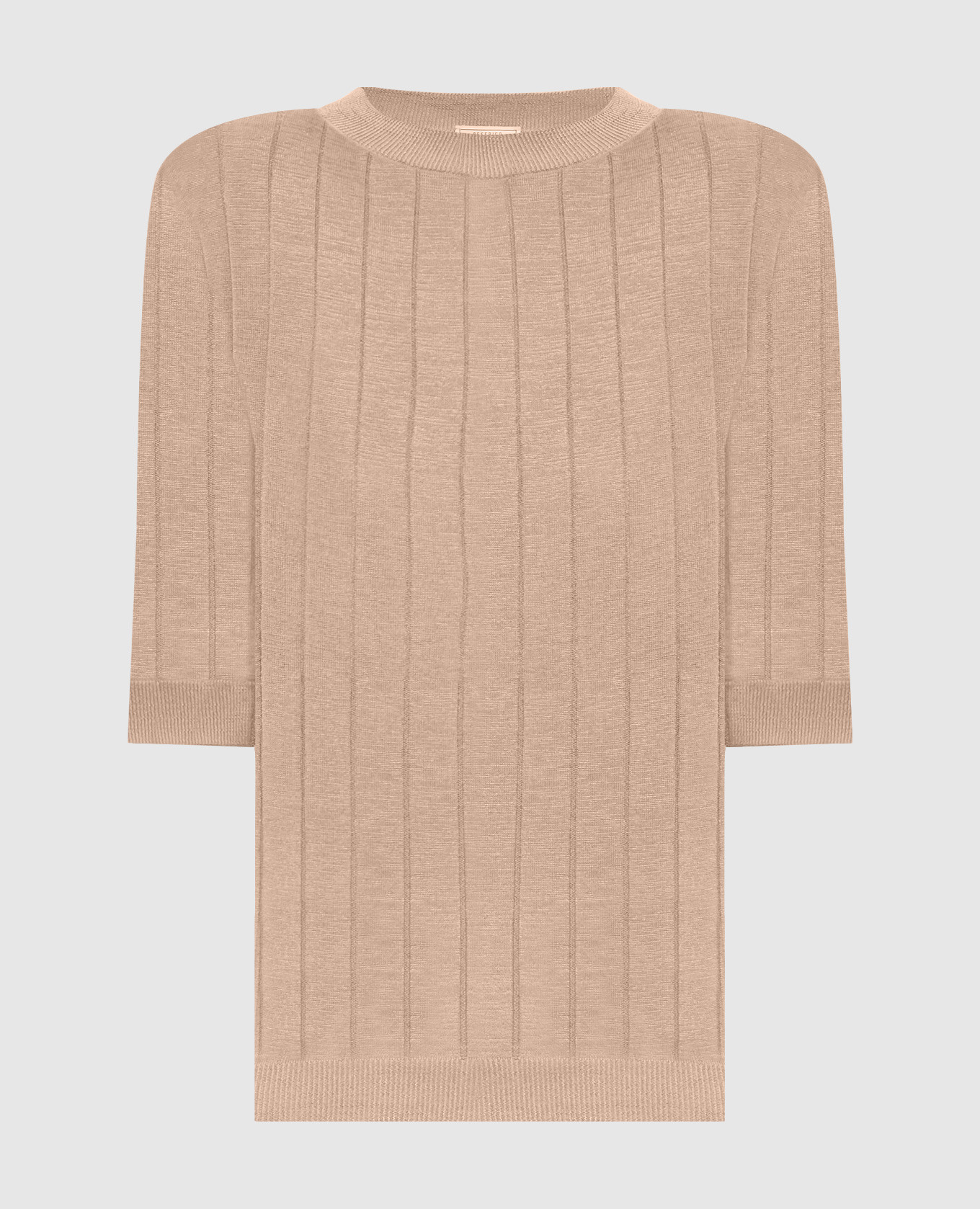 

Beige striped top Peserico