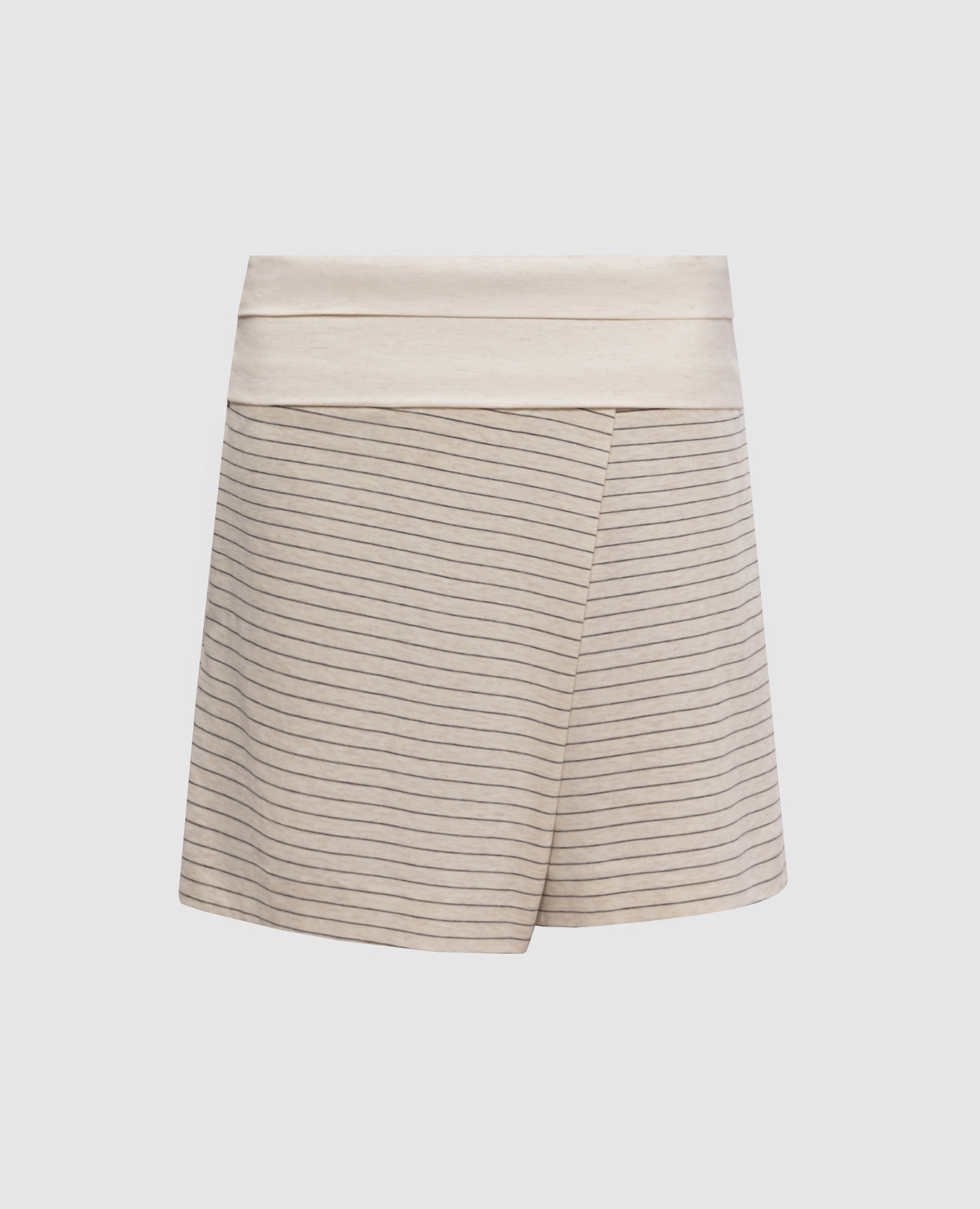 

Beige striped shorts Brunello Cucinelli
