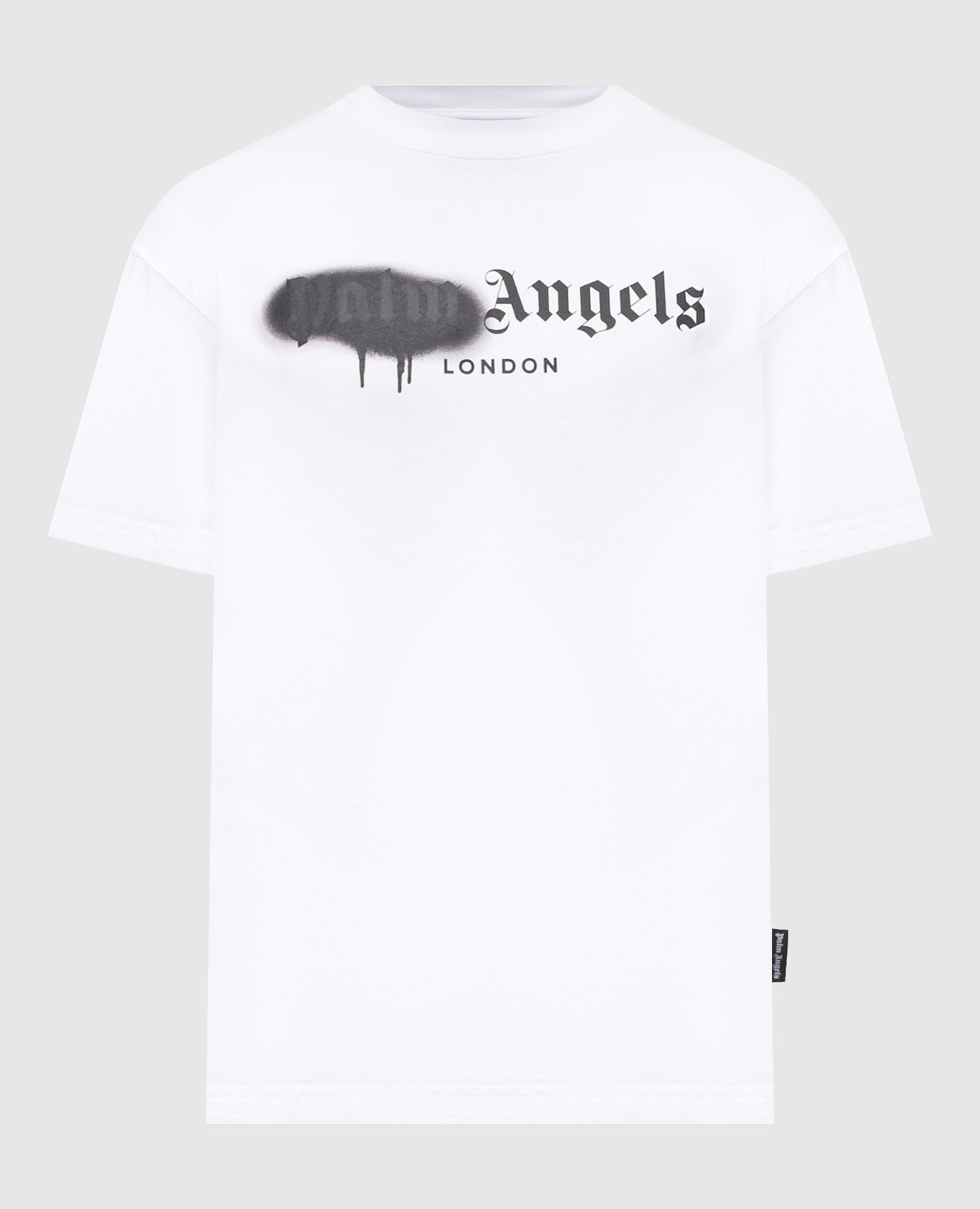 Palm Angels - White T-shirt with print PMAA001S25JER00C