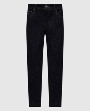 Brunello Cucinelli Blue jeans with logo M233PO1090