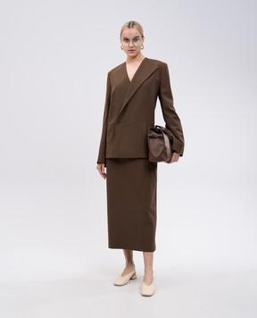 Lou Lou Studio Brown NODO wool jacket NODO