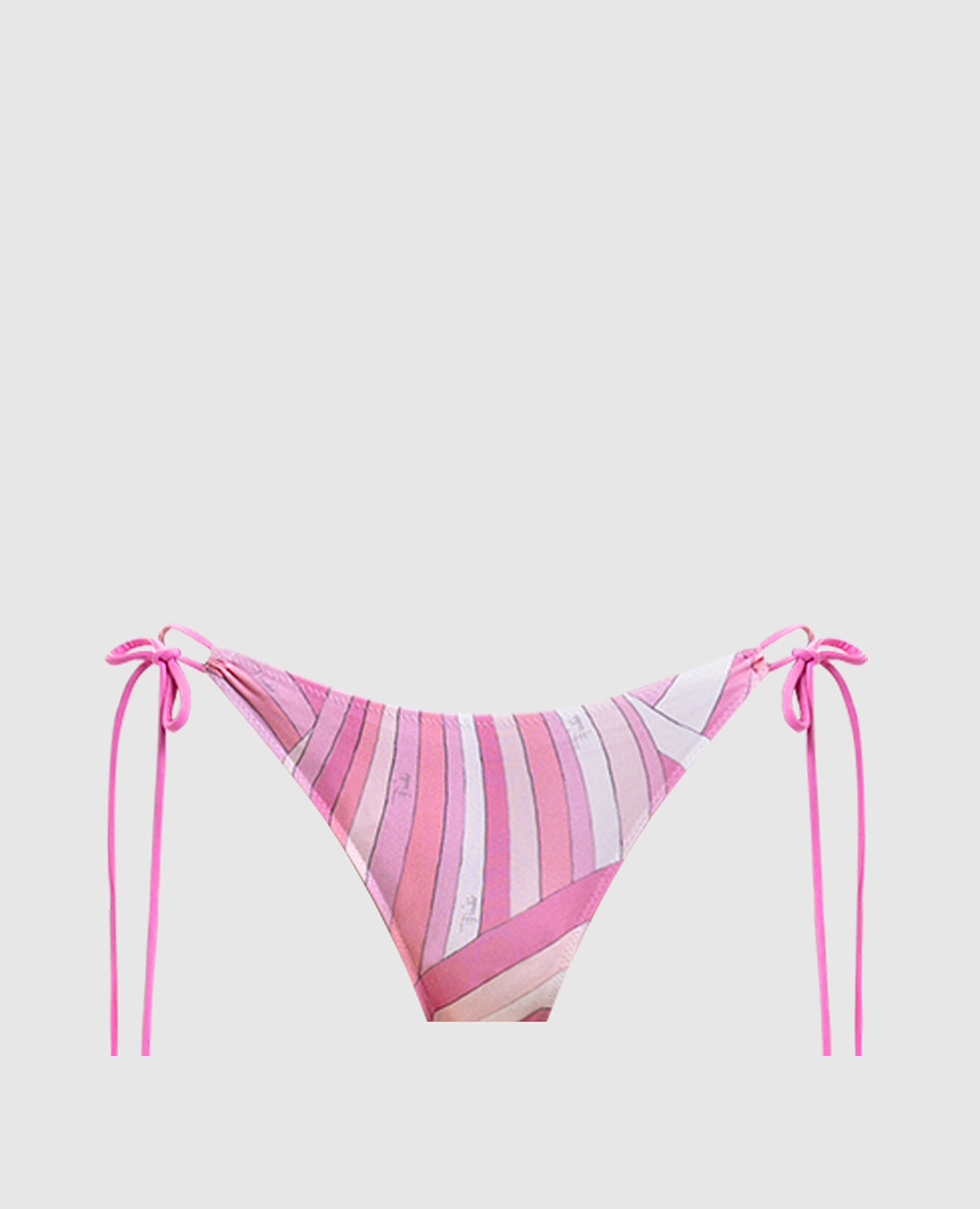 

Pink swimsuit panties with branded print PUCCI