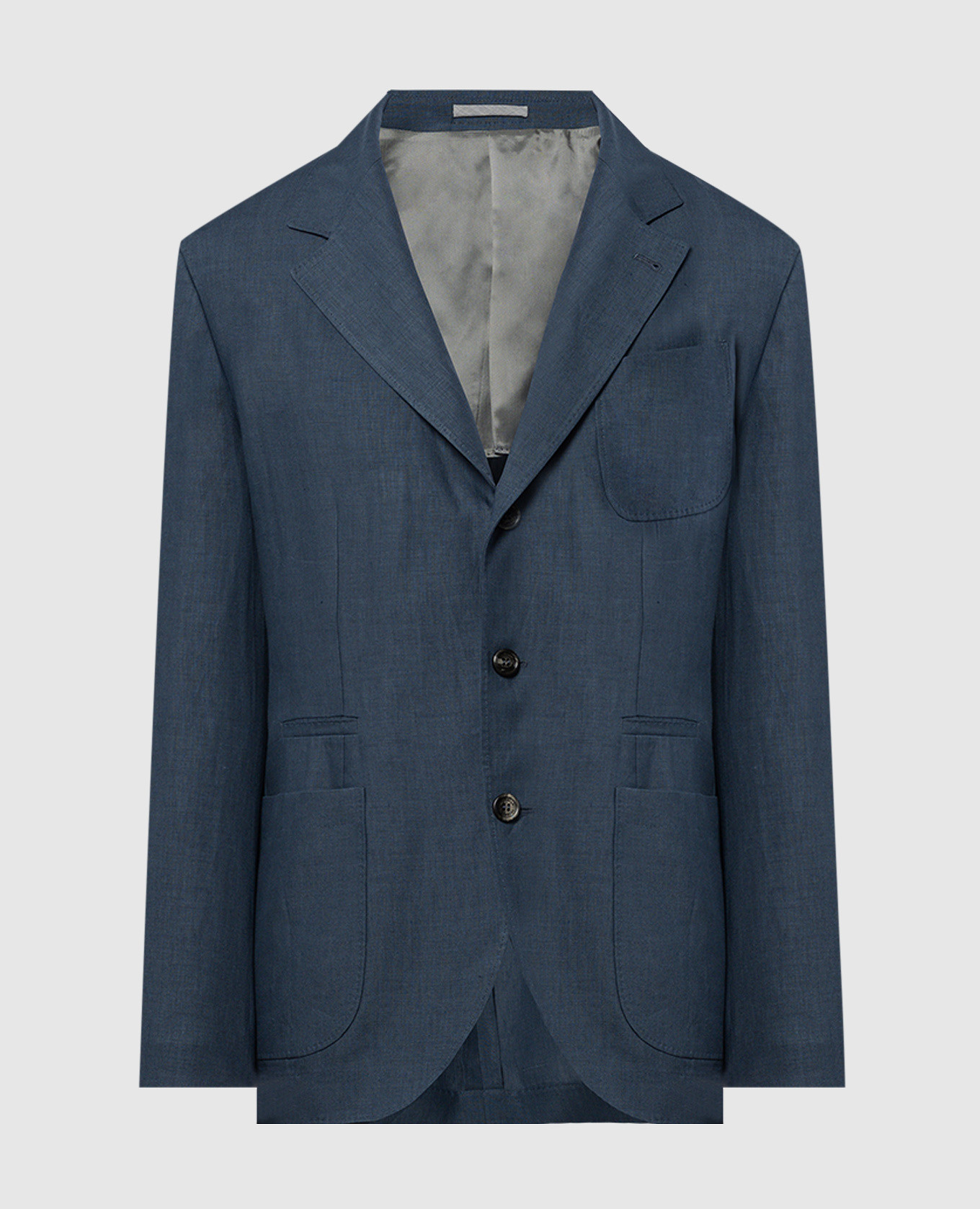 

Blue linen blazer Brunello Cucinelli, Light blue