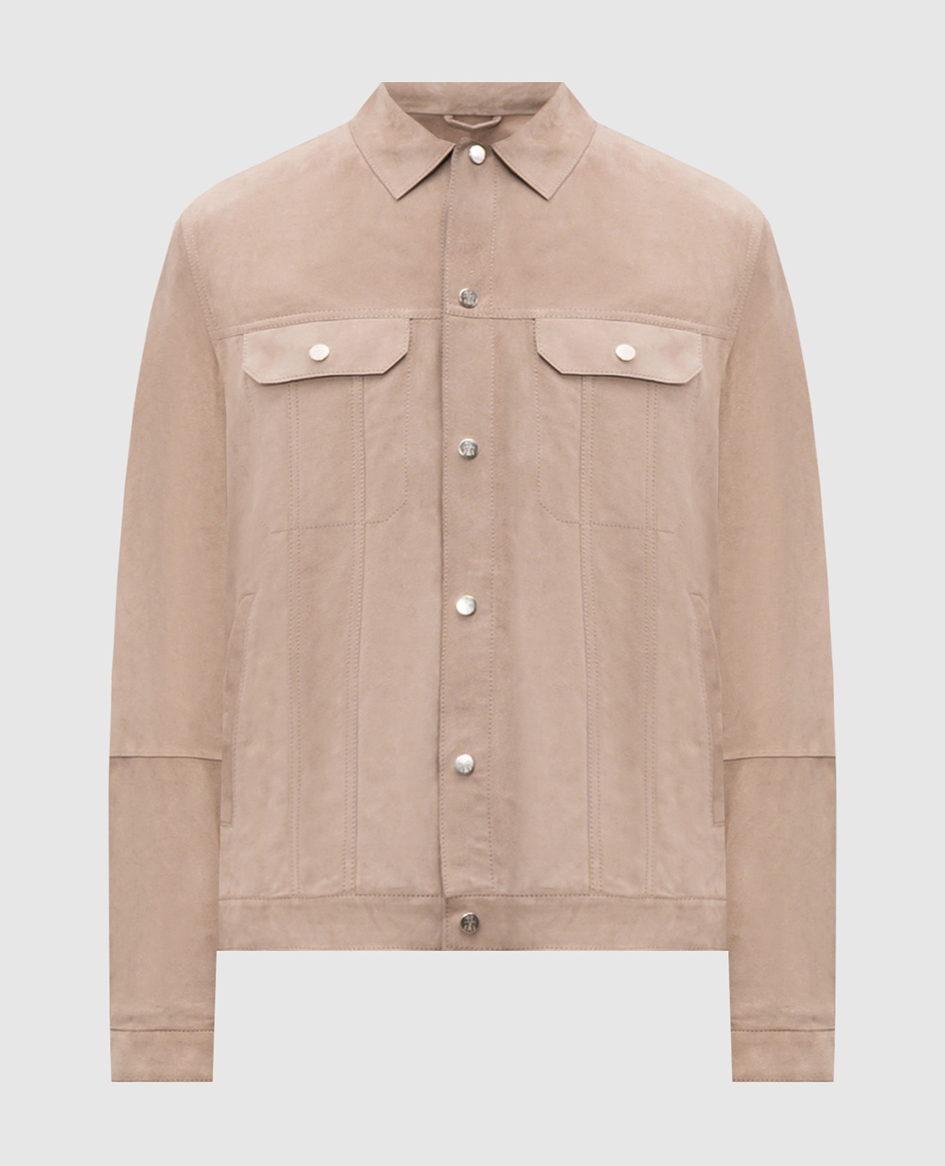 

Beige suede jacket Brunello Cucinelli