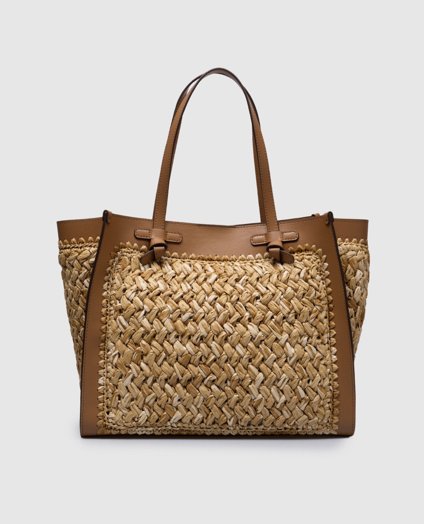 

Marcella beige woven tote bag Gianni Chiarini