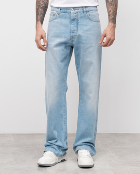 Off-White Diagonal Fresco blue jeans OMYA18JS25DEN001