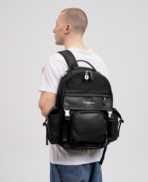 Sprayground Children's black backpack with logo 910B7018NSZ