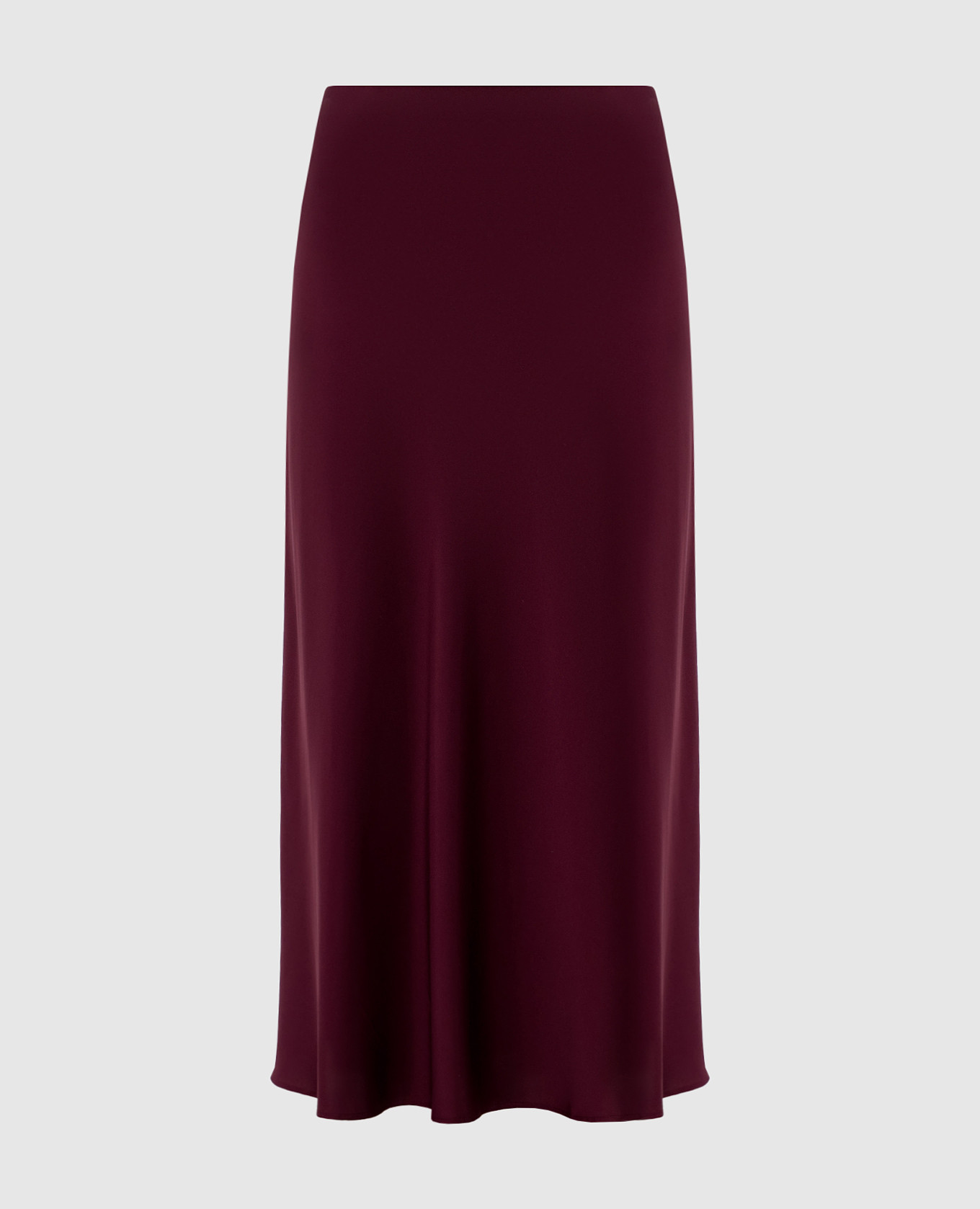 

Burgundy silk skirt Allude